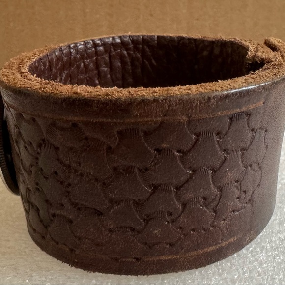 Man Leather Bracelet United State Armed Forces - Picture 2 of 8